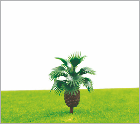 Porcellana M016 Treno stazione Layout in miniatura modello scala alberi viale verdi palme albero 3,5 cm fornitore