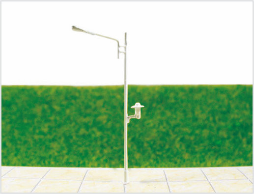 Porcellana T30 6V 8,5 cm luminosa luce in miniatura Street modello lampione per Train Layout fornitore