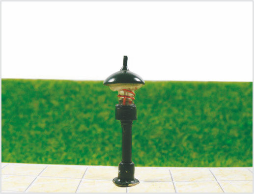 Porcellana T37 6V Billboard Street in plastica in miniatura scala modello lampione per Train Layout 3,5 cm fornitore