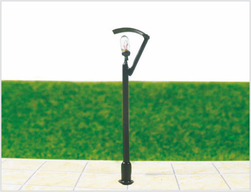 Porcellana T39 OEM N scala Train Layout Street Lighting modello lampada postare 4,5 cm fornitore