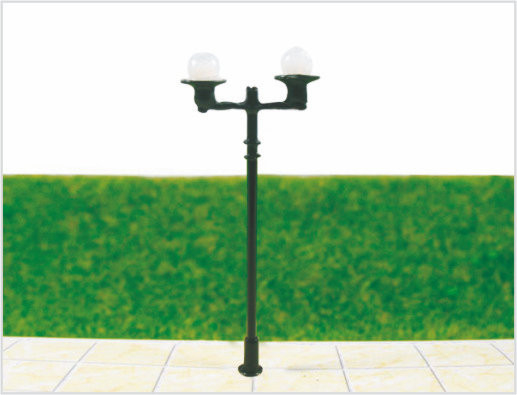 Porcellana T47 Custom 6V luminoso Street scala modello lampione 6,5 cm per il treno HO Layout fornitore