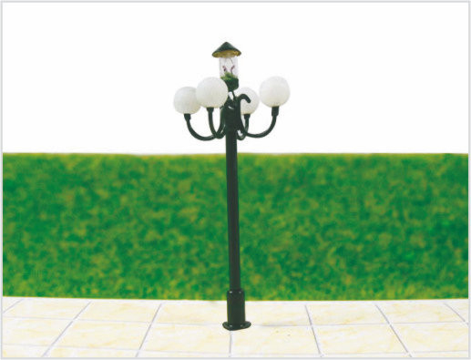 Porcellana T51 6V Billboard Street plastica scala modello lampada posti per il treno Layout 5 cm fornitore