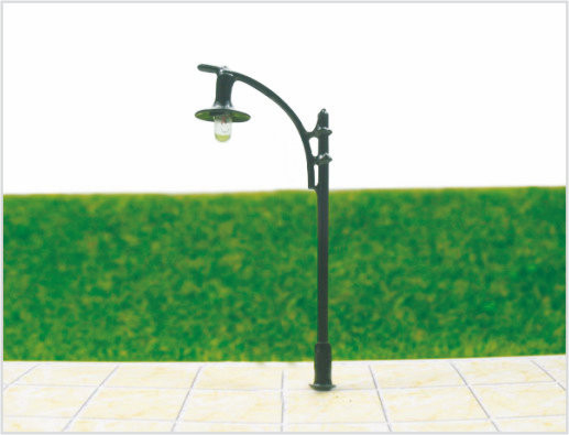 Porcellana T68 Custom 6V Street One teste in plastica modello lampada Post per Railroad layout 6 cm fornitore