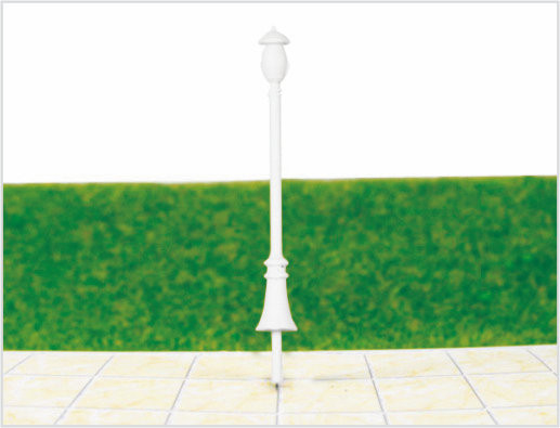 Porcellana B200 Custom 6V due teste cavallo Street luci plastico lampione per Railroad Layout fornitore
