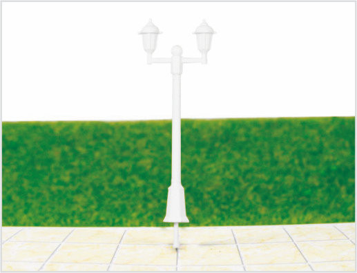 Porcellana B200 Custom 6V bipenne luci da giardino in plastica modello lampada Post per i layout Railroad fornitore