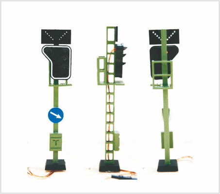 Porcellana T153 Custom 6V Billboard Street plastica scala modello lampione per i layout HO Railway fornitore