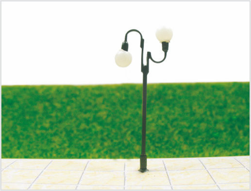 Porcellana T71 Custom 6V luminoso Street scala modello lampione 6,5 cm per il treno HO Layout fornitore