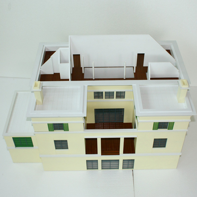 Porcellana Base architettonica miniatura di legno della disposizione dei modelli della costruzione commerciale fornitore