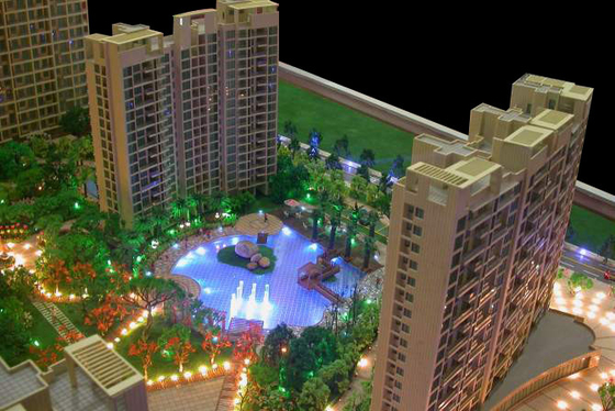 Creatore di modello architettonico su ordinazione, modello noioso miniatura dell'edificio per uffici fornitore