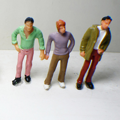 10 P43 outdoor 1:43 architettonico scala modello persone Painted Figure 4,8 cm fornitore