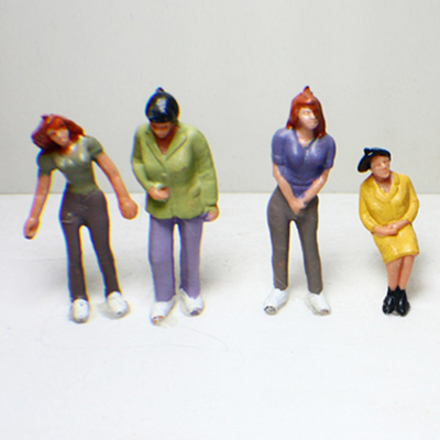 10 P43 outdoor 1:43 architettonico scala modello persone Painted Figure 4,8 cm fornitore