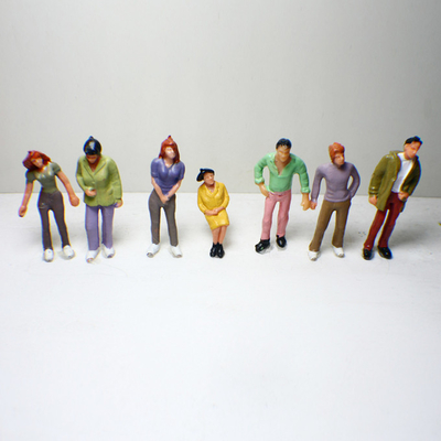 10 P43 outdoor 1:43 architettonico scala modello persone Painted Figure 4,8 cm fornitore