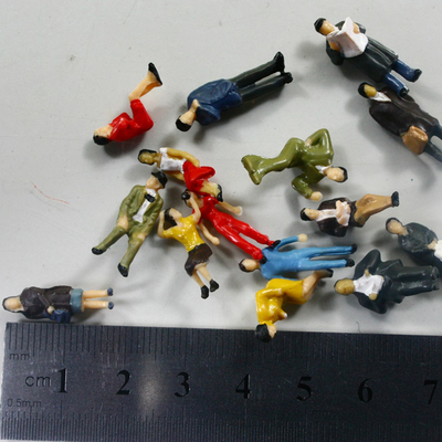 P87-24 1:87 persone di modello in scala architettonica HO dipinto Figure 2.0 cm fornitore