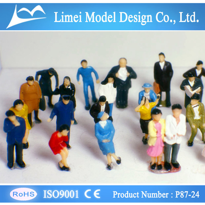 P87-24 1:87 persone di modello in scala architettonica HO dipinto Figure 2.0 cm fornitore