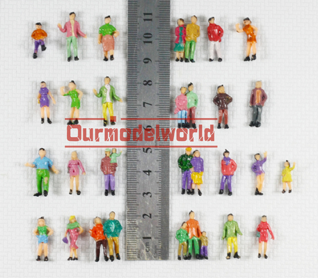 P87 25 1:87 persone di modello in scala architettonica HO dipinto Figure 2.0 cm fornitore