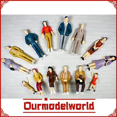 il modello femminile della gente interna miniatura di 7.0cm calcola l'imballaggio su ordinazione del ODM dell'OEM fornitore