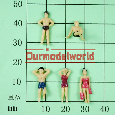 la gente architettonica variopinta del modello di scala di 1.8cm, 1:100 che dipinge il nuoto calcola per la disposizione di costruzione fornitore