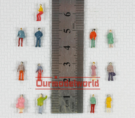 Gente architettonica del modello di scala di 1:150 N, figure 1.0cm per la disposizione di modello del treno fornitore