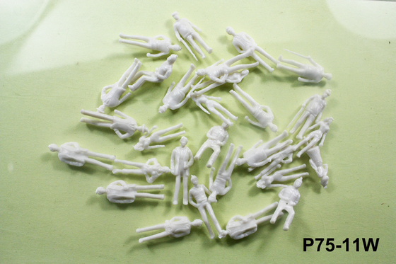 figura umana di plastica 1/75 professionista bianco di modello architettonico del modello fornitore
