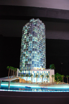 Modelshobbies architettonico miniatura prepara i modelli, modello commerciale della disposizione della costruzione fornitore