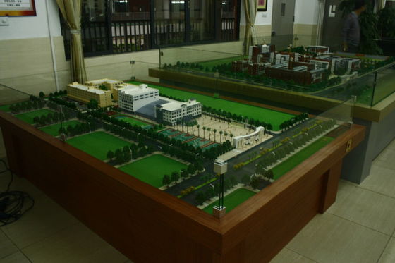 Scuola che progetta creatore di modello architettonico miniatura, modello di scala di pianificazione dello stadio di football americano fornitore