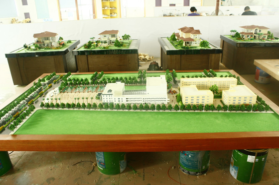 Scuola che progetta creatore di modello architettonico miniatura, modello di scala di pianificazione dello stadio di football americano fornitore