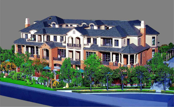 Creatore di modello architettonico miniatura della singola villa, modelli privati dell'edificio residenziale fornitore