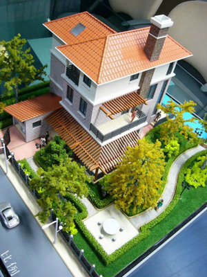 Creatore di modello architettonico miniatura della singola villa, modelli privati dell'edificio residenziale fornitore