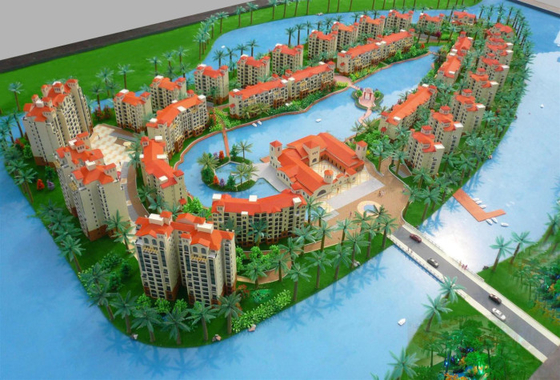 Creatore di modello architettonico miniatura residenziale, bello modello architettonico della villa 3D fornitore