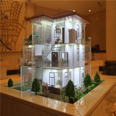Creatore di modello architettonico miniatura del giardino, modelli di scala residenziali privati fornitore