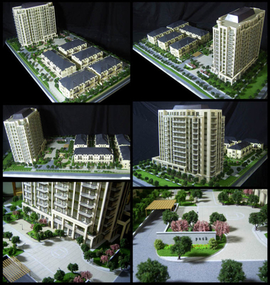 3D che accende creatore di modello architettonico miniatura, modelli di scala di Real Estate fornitore