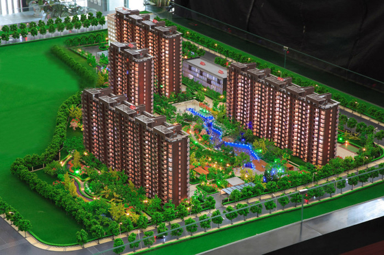3D che accende creatore di modello architettonico miniatura, modelli di scala di Real Estate fornitore