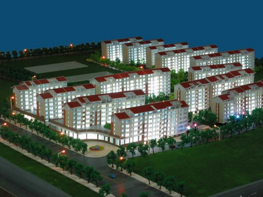 Creatore di modello architettonico miniatura residenziale, su misura accendendo il modello di scala fornitore