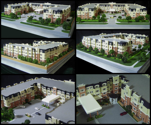 Creatore di modello architettonico miniatura residenziale, su misura accendendo il modello di scala fornitore