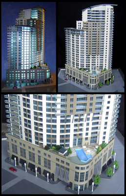 Creatore di modello architettonico miniatura professionale con il cristallo/la costruzione acrilica di plastica fornitore