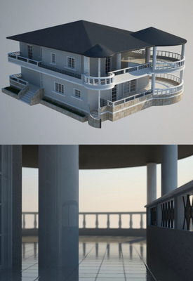 Creatore di modello architettonico miniatura 3D bello per la costruzione della Camera fornitore