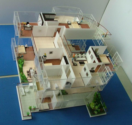 Creatore di modello architettonico miniatura 3D bello per la costruzione della Camera fornitore