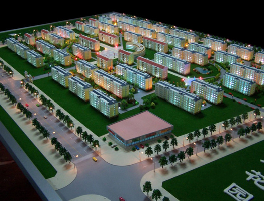 Creatore di modello architettonico miniatura durevole ecologico per il programma di pianificazione della città fornitore