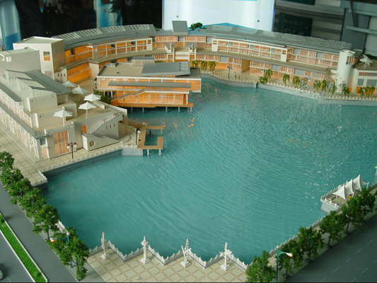 Creatore di modello architettonico miniatura dell'edificio residenziale con il sistema di illuminazione fornitore