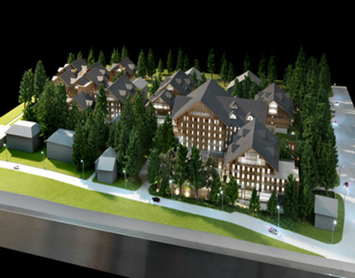 Creatore di modello architettonico miniatura residenziale bello con il supporto della Tabella fornitore