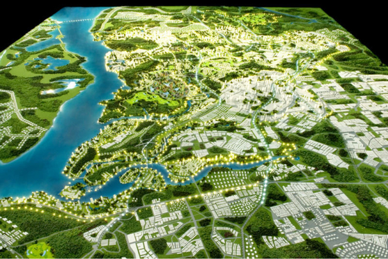Creatore di modello architettonico della città, modello architettonico miniatura di progettazione urbana fornitore
