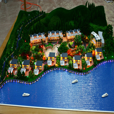 Creatore di modello architettonico di illuminazione interna, modello architettonico miniatura della villa di lusso fornitore