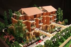 creatore di modello architettonico miniatura 3D per l'appartamento residenziale con Nizza lo sguardo fornitore