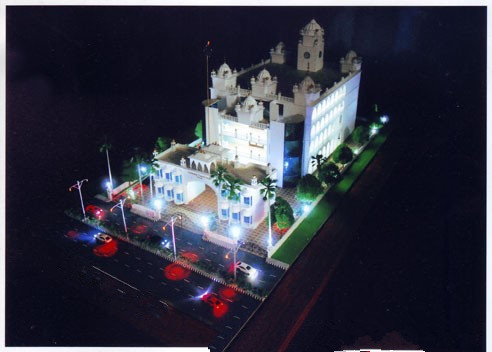 Creatore di modello architettonico miniatura su ordinazione, accendente il modello di scala di Gurudwara fornitore