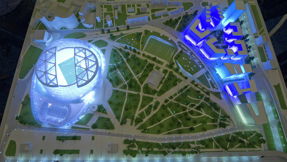Illuminazione di modello architettonica miniatura del creatore per la disposizione di mostra fornitore