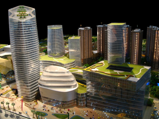 Accensione di modello architettonica miniatura di MakerWith LED di mostra modulare fornitore