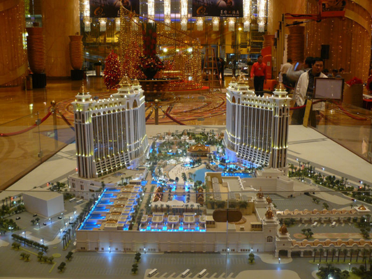 creatore di modello architettonico miniatura 3D per il parco fontana/di mostra fornitore