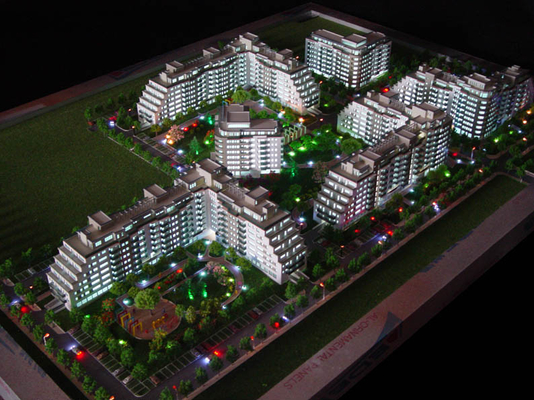 Creatore di modello architettonico miniatura durevole per il progetto della disposizione della Camera fornitore