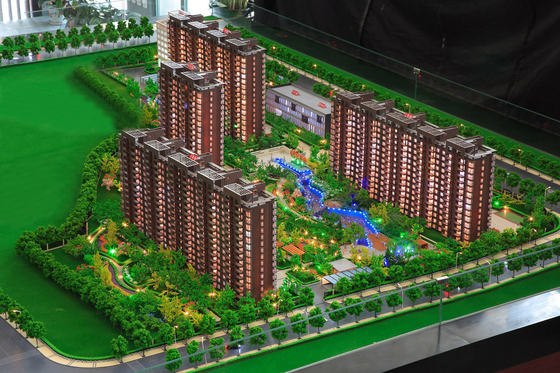 Miniatura di modello architettonica del creatore di bella illuminazione per il progetto di investimento di Real Estate fornitore