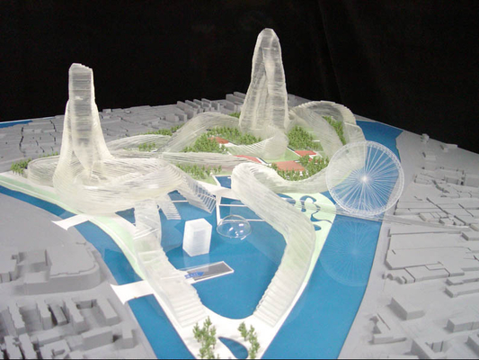 La miniatura di modello architettonica acrilica del creatore per il quadrato/Limei del centro commerciale modella fornitore